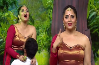 Anchor Anasuya Hottest Humongous Ass Pressed And Enjoyed Two Guys 2022