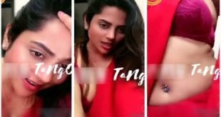 Priyanka Evil Queen 2022 Navel Showcasing Saree Live