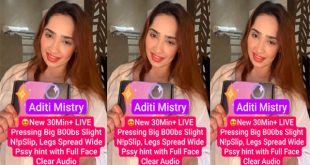 Aditi Mistry Most Requested New 30Min+ App Exclusive Live