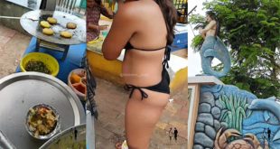 Shamy  Laura__Hidden_Lust__Eating_Golgappa_in_Bikini_Dare