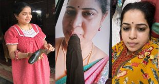 Desi Mom Harika Wife Getting Backshots Young Lover