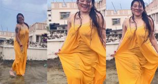 Susmita Malik Rooftop Dare In Daylight Full Wet