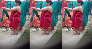 Village Bhabi Changing After Bathing