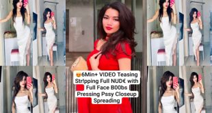 Famous Instagram Influencer – Paid Videocall Teasing Stripping – Full Nude with Full Face