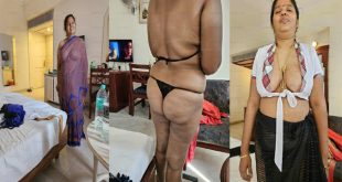 Tamil Beautiful Mom Nude – Dress Changing Show in Hotel