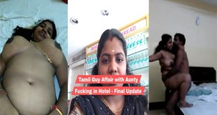 Tamil Guy Affair with Aunty Fucking in Hotel