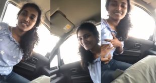 Nice Shape Figure Babe Inside Car With Boyfriend