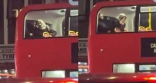 Hijab Girl Fucking Inside Double – Decker Red  Bus On New Year