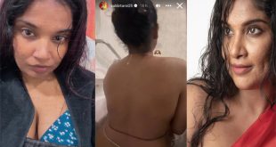 Tamil Actress Sabbita Roi Insta Exclusive Live