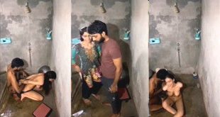 Cute Slim Lover Fucking In Bathroom