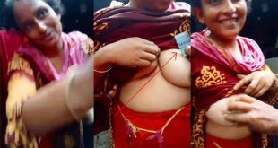Neighbour Aunty Showing Her Boobs For Money