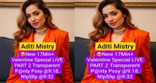 Aditi Mistry New 17Min+ Valentine Special Live Part 2