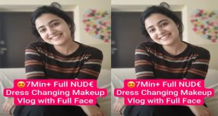 Desi GF Latest Viral Full Nude Dress Changing & Makeup Vlog