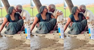 Father in law kissed daughter in law in the village