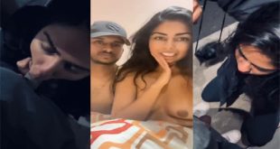 Horny Girl Outdoor Sucking Dick