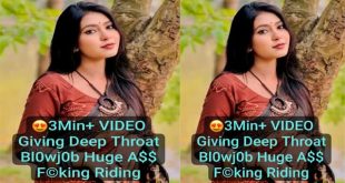 Desi Insta Giving Amazing Deep Throat – Blowjob & Huge Ass Fucking Riding