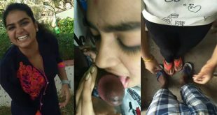 Indian Girl priya Blowjob in stairs with her BF