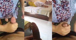 Brother Jerking Behind His Sleeping Sisters Ass