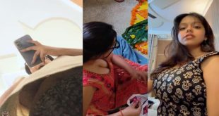 Sexy Indian Cousin Sister Boobs Show Captured