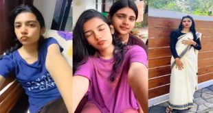 Cute Slim Young Mallu GF Teasing Nipples