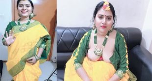Married Wife Wedding Dress Video Call Long Distance Husband