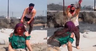 Girl’s panties were removed on Holi