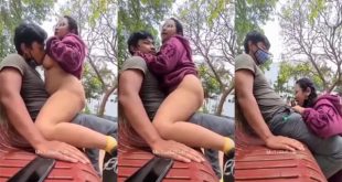 University Students Have Sex on a Park Bench