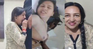 Desi Milf Giving a Blowjob Fucking in Missionary Doggy