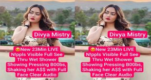 Divya Mistry New 23Min Wet Shower Live First Time