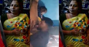 Shop Maid Aunty Pussy Licked Fucking With Owner