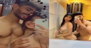 Indian Teen Couple Mirror Selfie Fucked