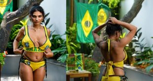 Resmi Nair as Brazil Cheer Girls Her Nipple Outdoor Hard Fucked