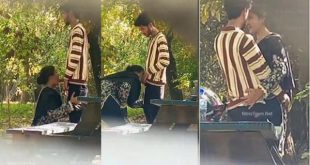 Cute Lovers Outdoor Blowjob Captured Secretly Viral