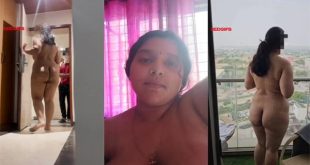 Horny Bhabi Doing Naked Dare With Delivery Guy