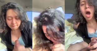 Mumbai real estate bhabhi sloppy blowjob in car to young client
