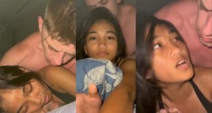 NRI Slim Brown Babe Big White BF Fuck Behind