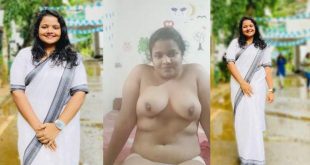 Chubby Gf Showing His Big TIts Rubbing Viral XXX