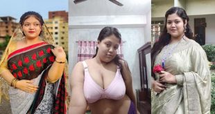 Milf Busty GF Saree Teasing Showing Pressing Boobs Leak
