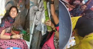 Desi Bhabhi’s On Market Down Blouse Secretly Captured