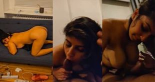 NRI Hot Indian Lady Enjoys Foreigner BF Dick Fucking