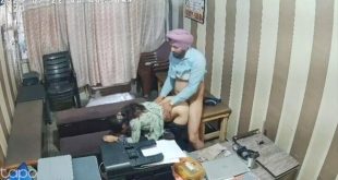Sardar ji Office Hard Fuck His PS CCTV Viral On Internet