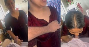 South School Teacher Squeezing Boobs Giving a Blowjob